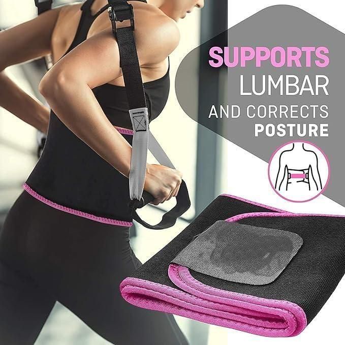 Adjustable Waist Trimmer Belt – Sweat, Shape & Support